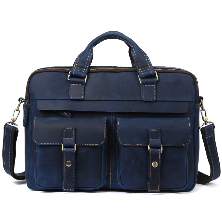 Borsa a mano uomo in vera pelle – Porta documenti business classico