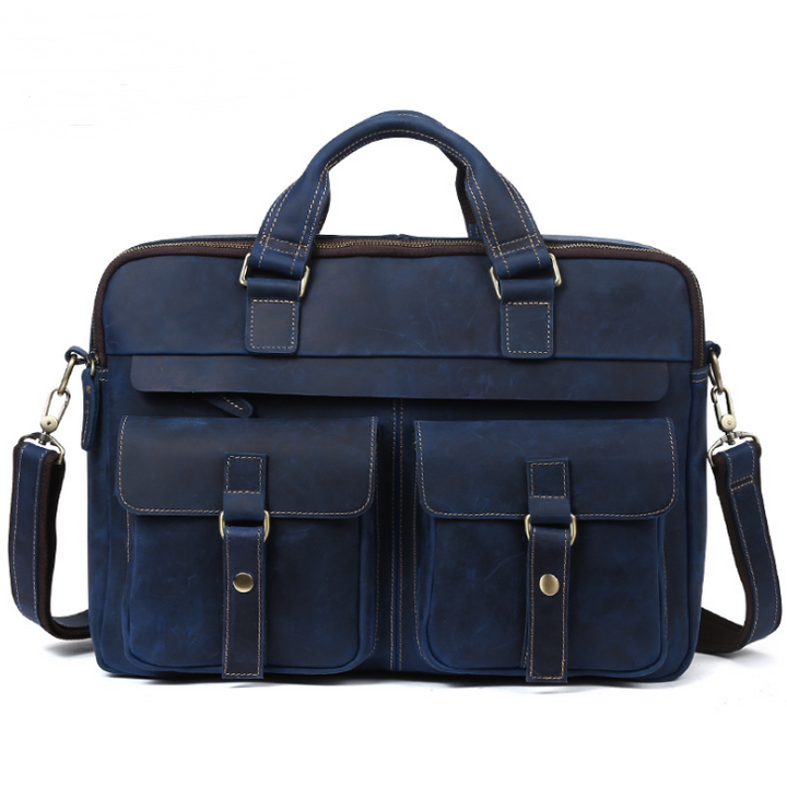 Borsa a mano uomo in vera pelle – Porta documenti business classico