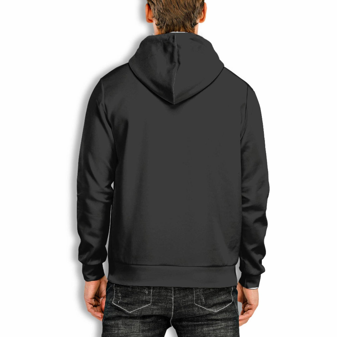 Sweatshirt til mænd med 3D-print – løs pasform i urban stil