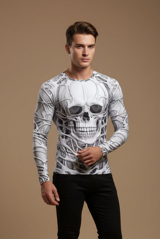 Herren-Pullover mit langen Ärmeln – Gerader, lässiger Schnitt