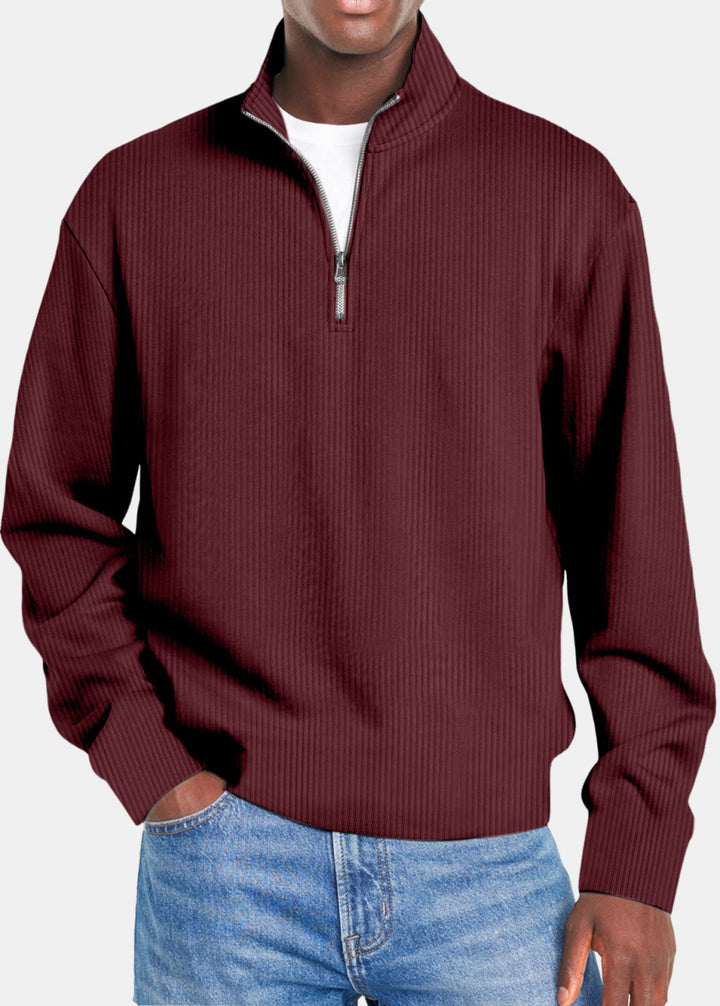 Pull Homme Slim – Tricot Zippé Sport Chic