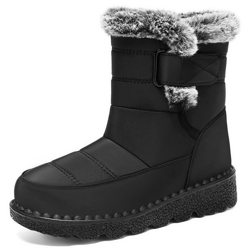 Botte Femme de Neige – Doublure Polaire et Cheville Rembourrée