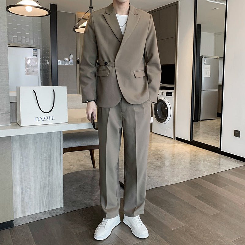 Slim-Herrenanzug – Moderne Jacke und Hose als zweiteiliges Set