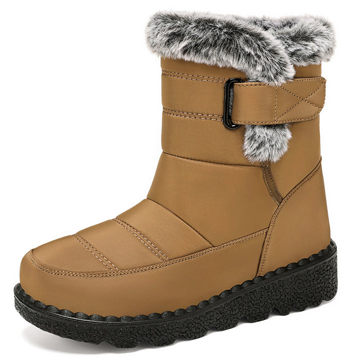 Botte Femme de Neige – Doublure Polaire et Cheville Rembourrée