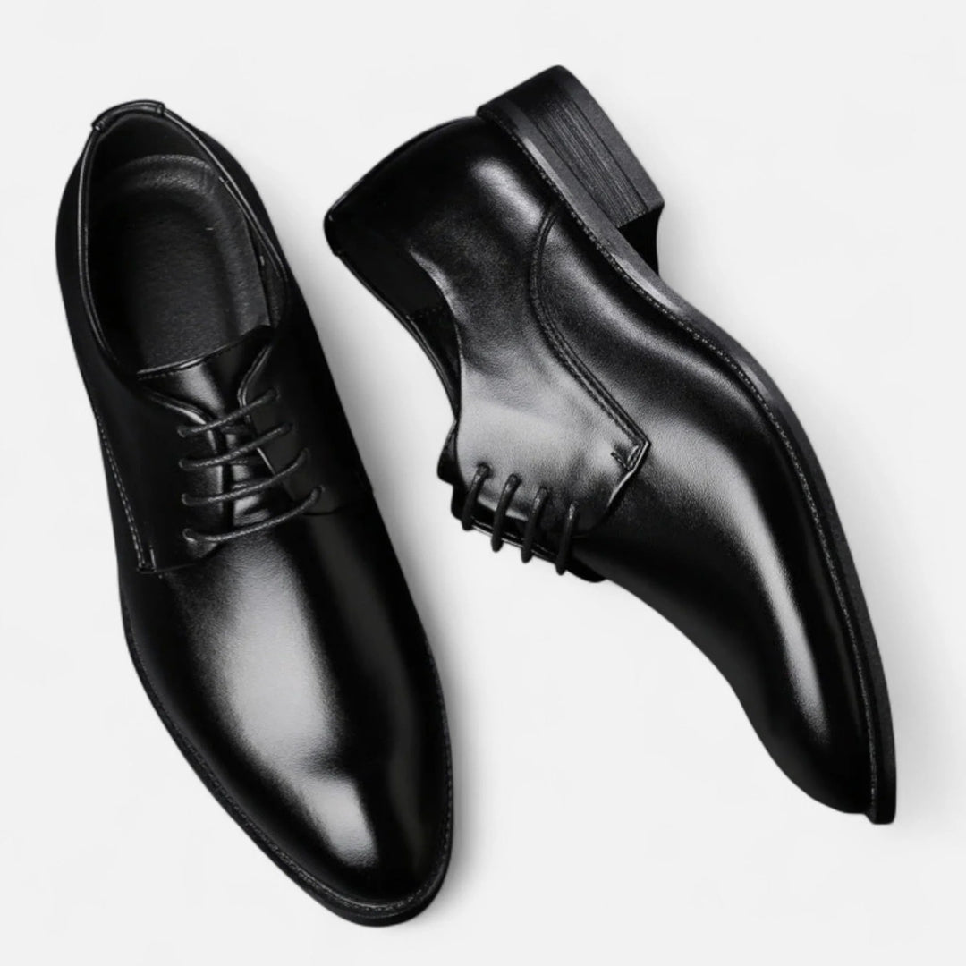 Derby-Herrenschuhe aus Rindsleder – klassische Schnürsenkel und Komfort