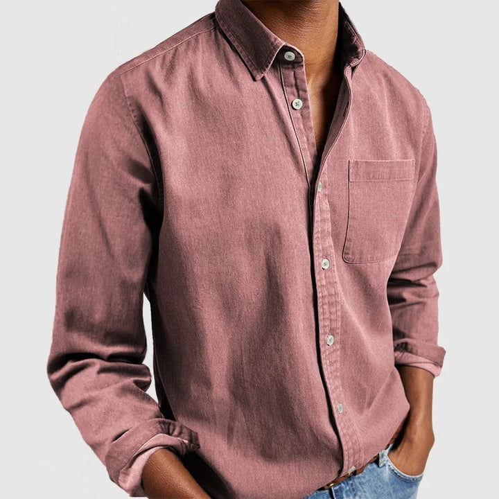 Chemise Homme Manches Longues – Col Classique Ajusté