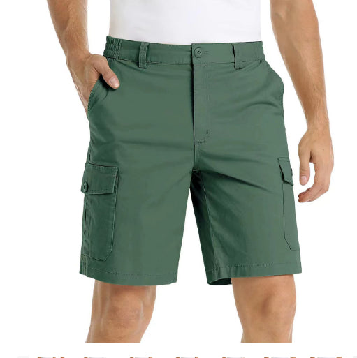 Herren-Cargo-Shorts – Gerader Schnitt, praktische Mehrzwecktaschen