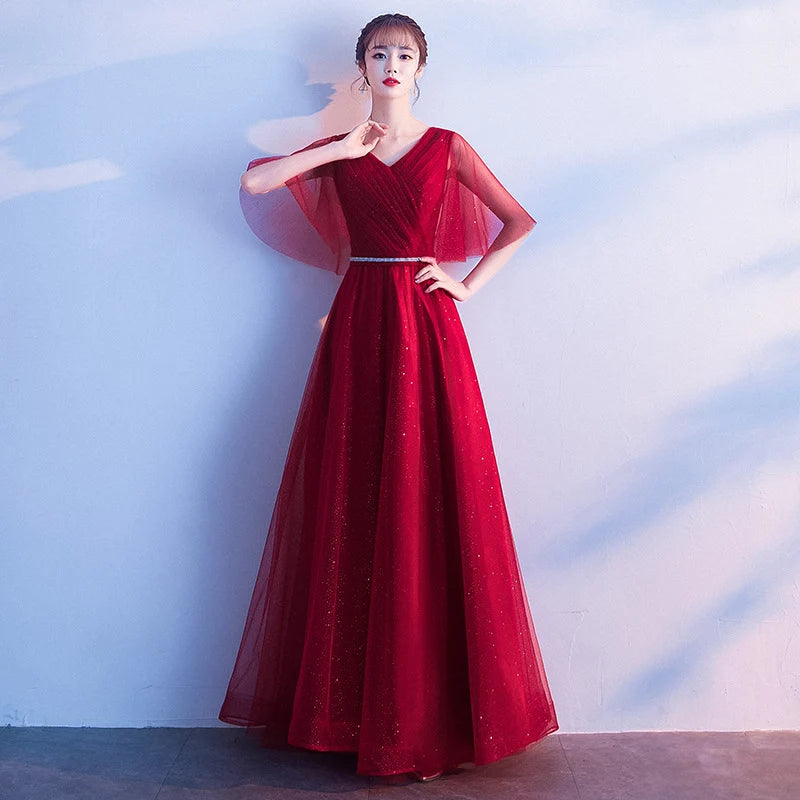 Robe Maxi Femme de Soirée – Coupe Princesse Fluide