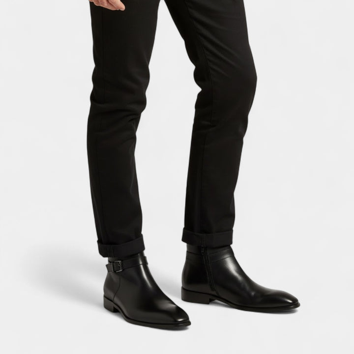 Claire Mode | Stivali Chelsea uomo in pelle PU