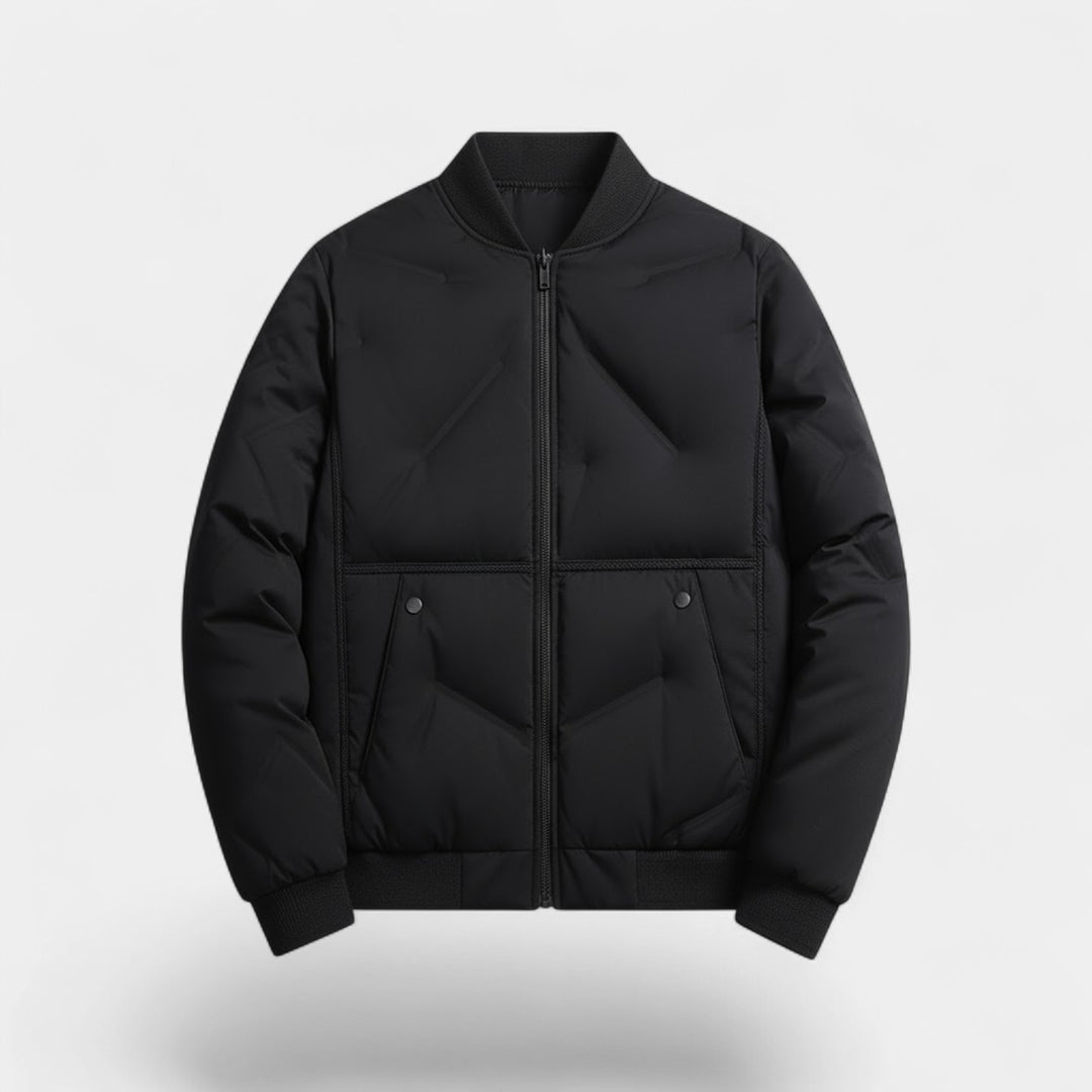Claire Mode | Giacca Uomo Trapuntata in Cotone – Collo Alto