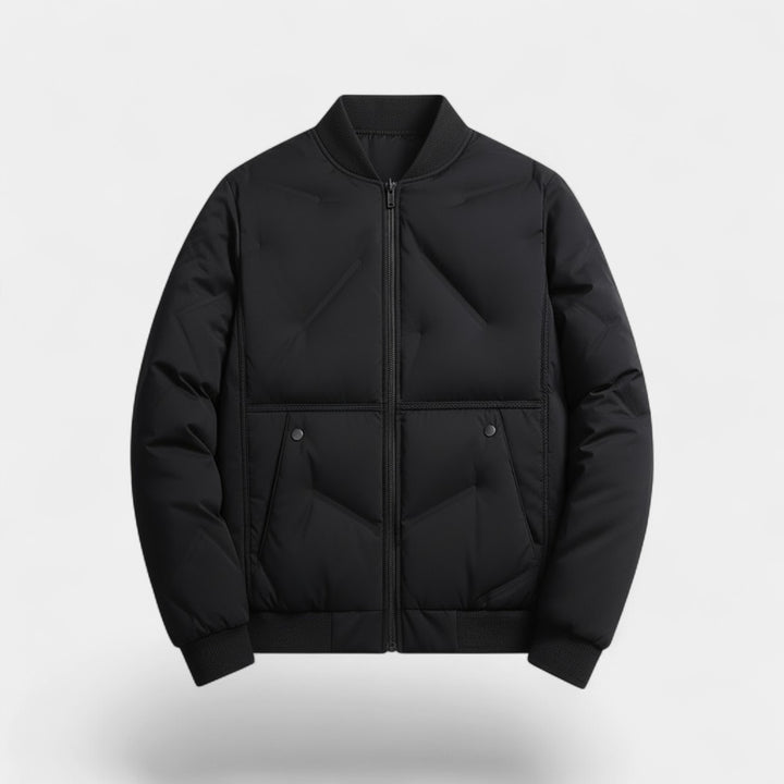 Claire Mode | Giacca Uomo Trapuntata in Cotone – Collo Alto
