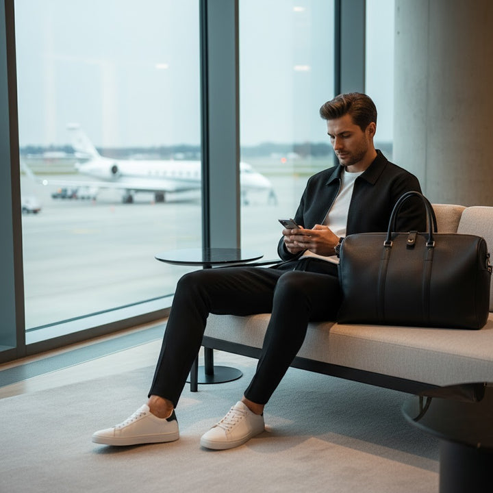 Herren Jacken- und Hosen-Set aus Baumwollmischung – Slim Fit
