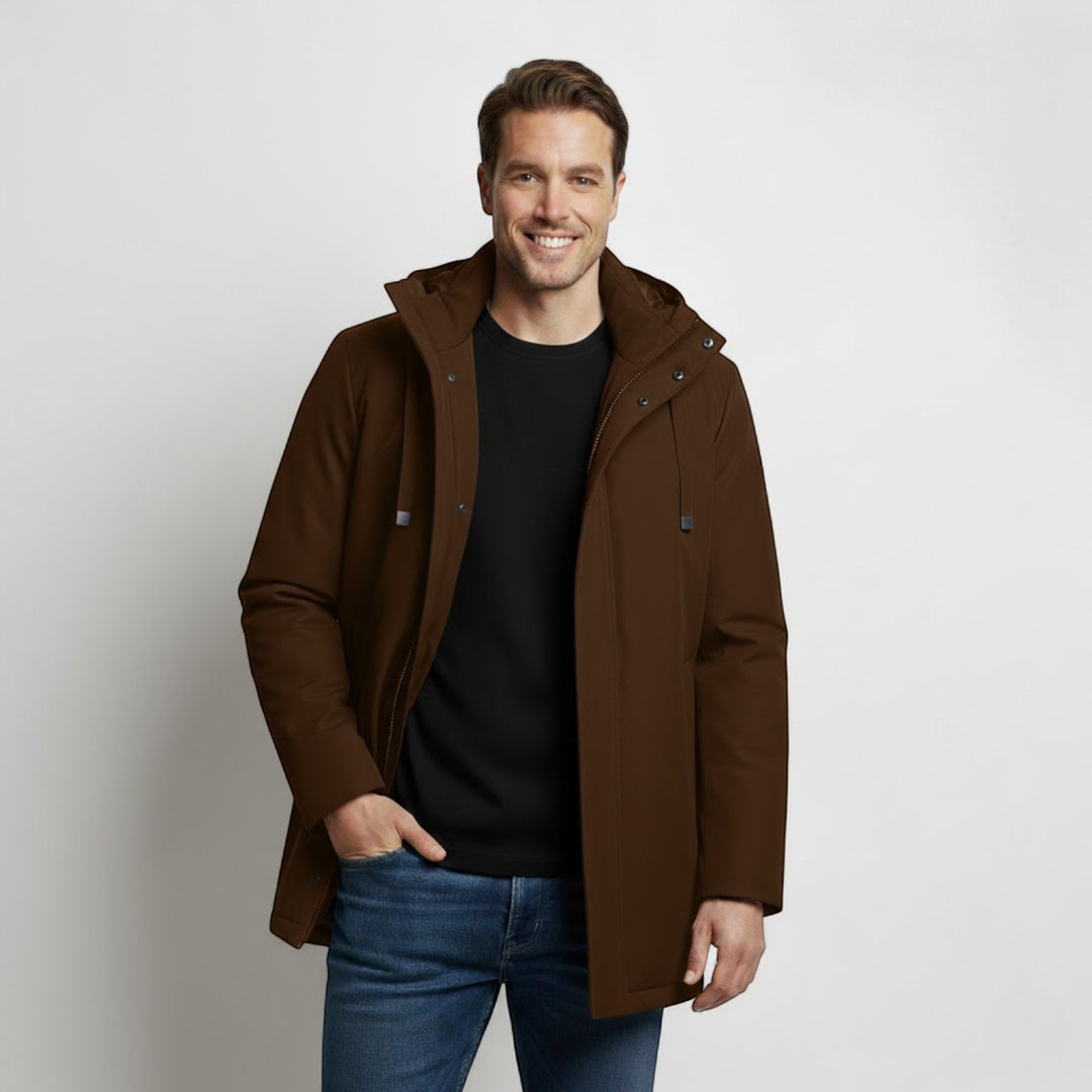 Parka con cappuccio uomo – calore invernale streetwear