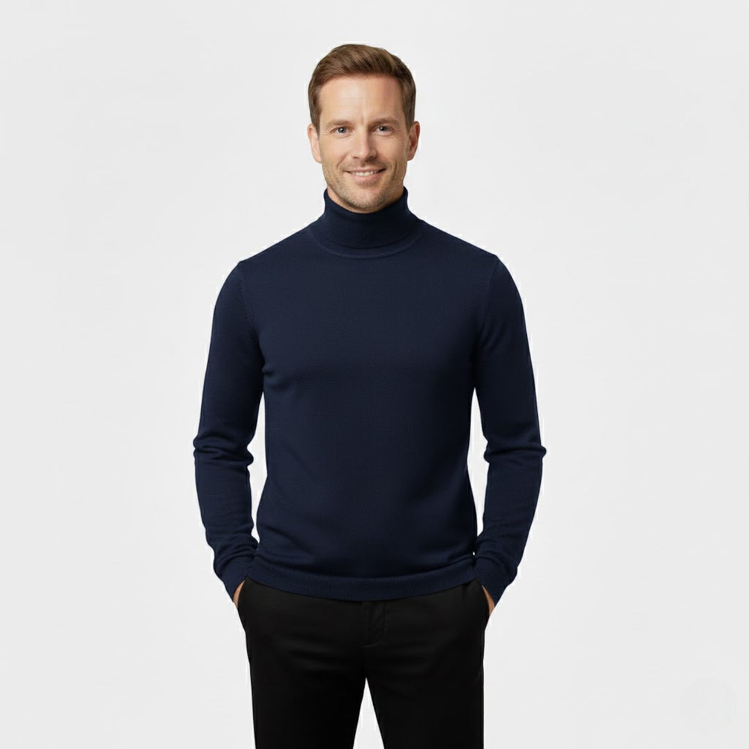 Set da 3 maglioni dolcevita uomo slim maniche lunghe – eleganti, raffinati, essenziali quotidiani