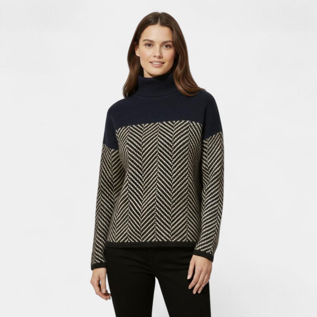 Riche | Damenrollkragenpullover 100 % Wolle