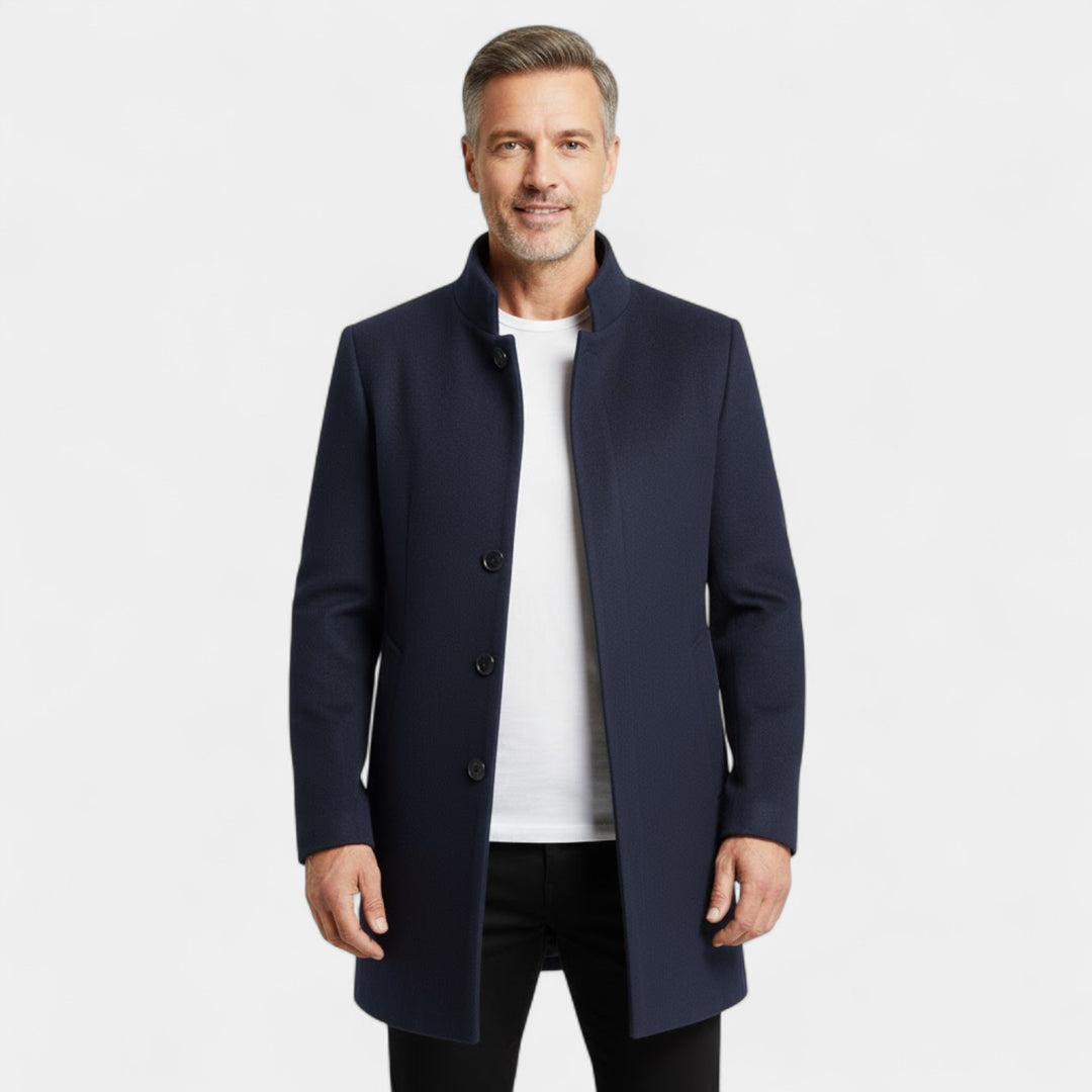 Claire Mode | Cappotto Uomo in Lana – Trench Lungo Elegante