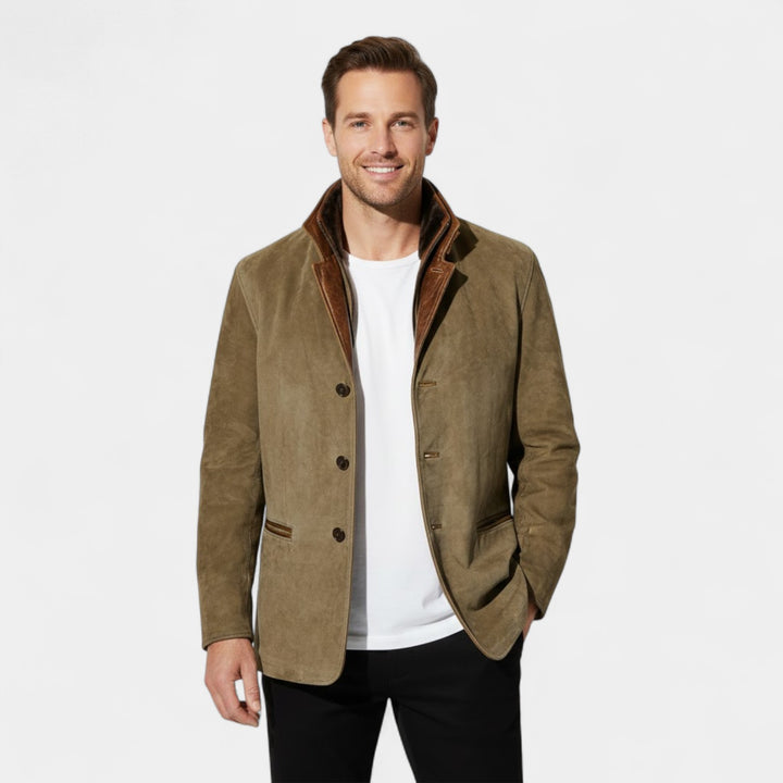 Claire Mode | Giacca vintage uomo in camoscio