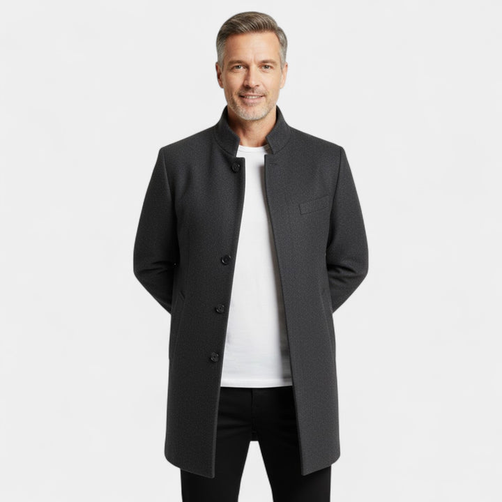 Claire Mode | Cappotto Uomo in Lana – Trench Lungo Elegante