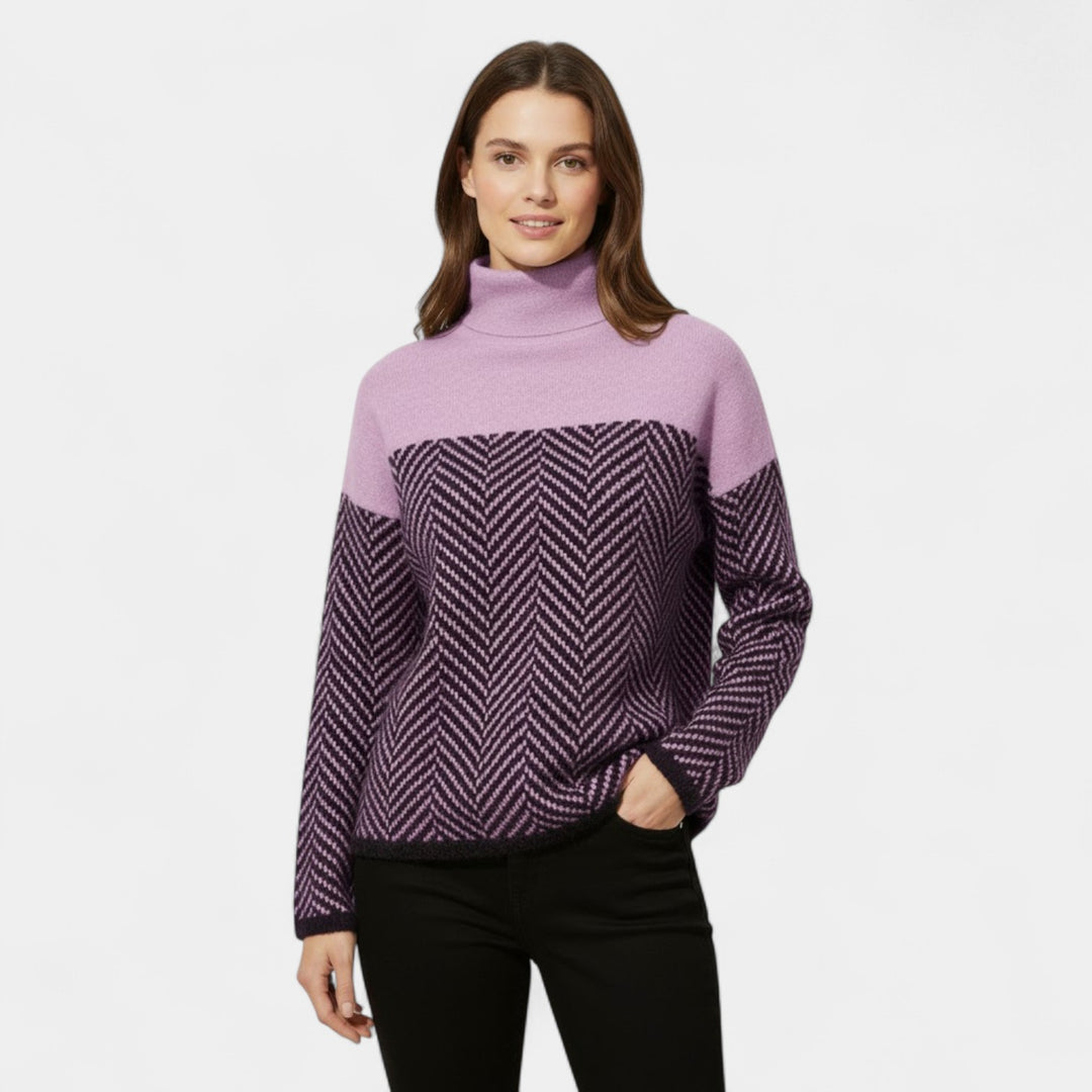 Riche | Damenrollkragenpullover 100 % Wolle