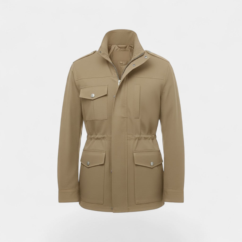 Riche | Giacca vintage uomo in cotone con collo alto