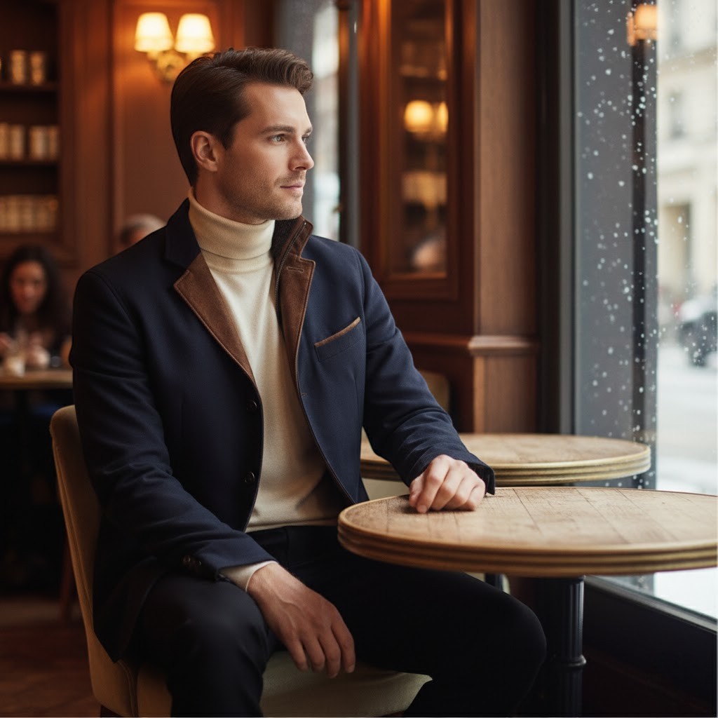Claire Mode | Giacca vintage uomo in camoscio