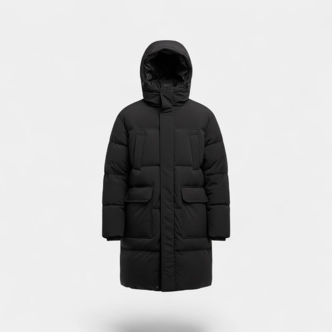 Claire Mode | Cappotto Invernale Uomo – Lungo Impermeabile con Cappuccio