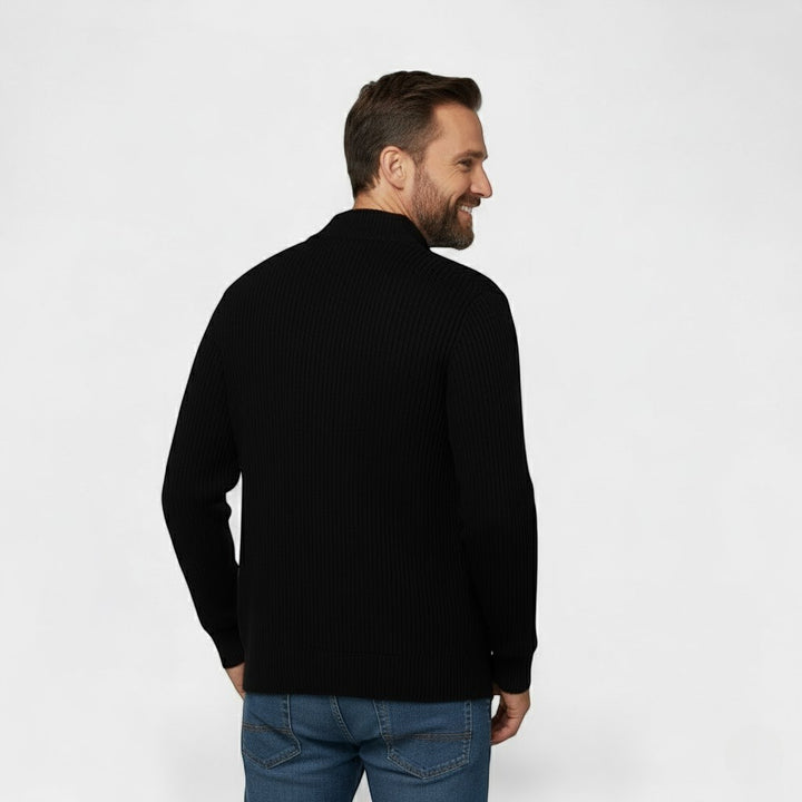 Herren Cardigan aus Strick in Slim Fit