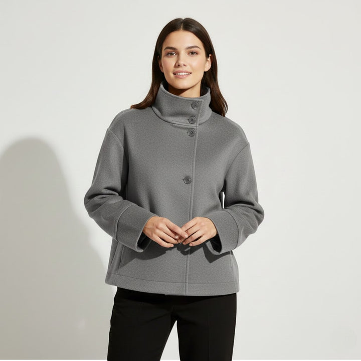 Riche | Cappotto donna in lana con collo alto
