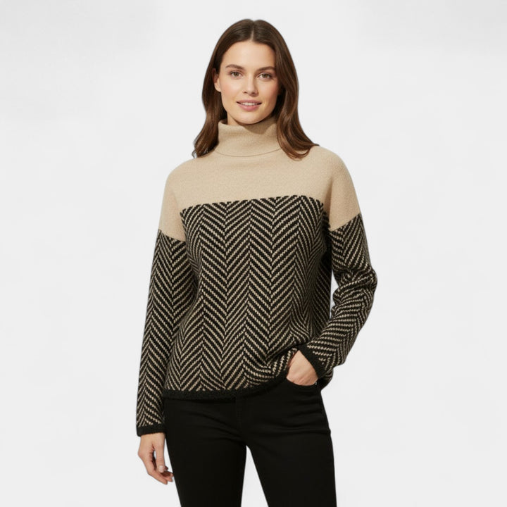 Riche | Damenrollkragenpullover 100 % Wolle