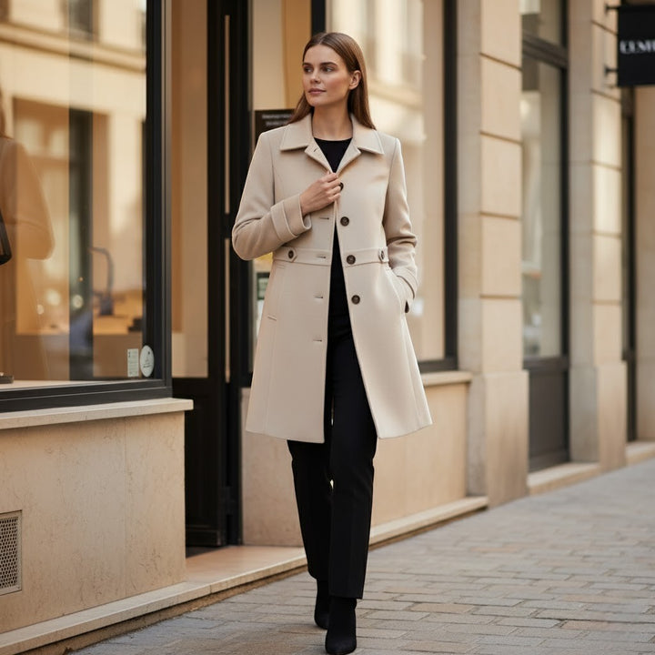 Riche | Eleganter Damen Wintermantel aus Wolle