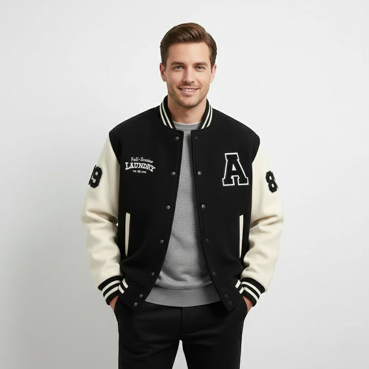 Giacca Varsity in cashmere uomo