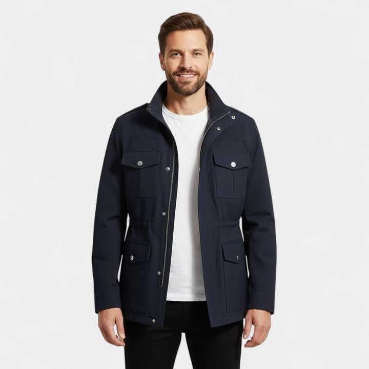 Riche | Giacca vintage uomo in cotone con collo alto