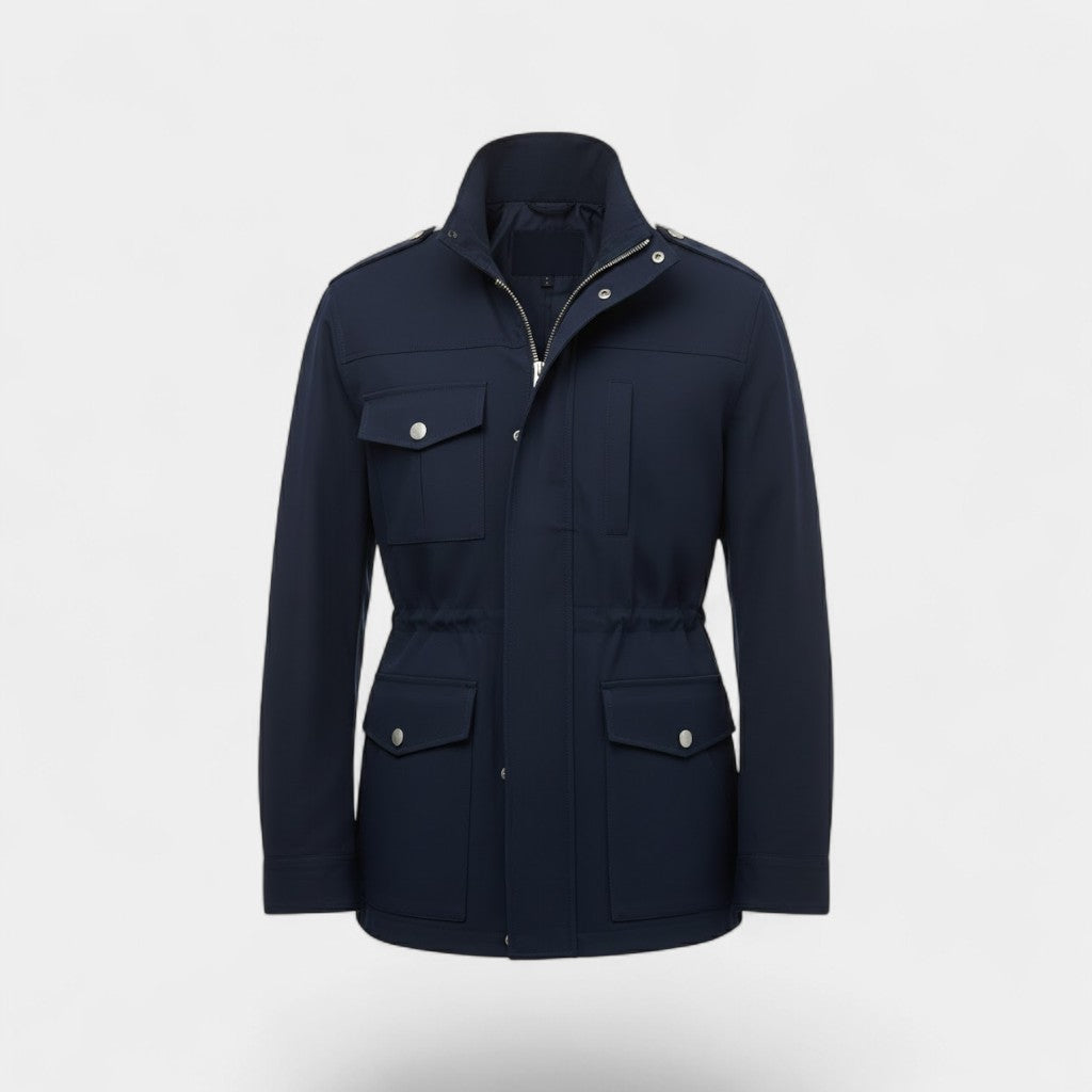 Riche | Giacca vintage uomo in cotone con collo alto