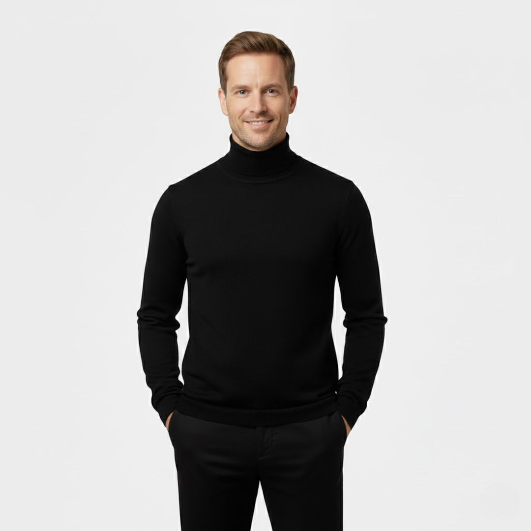 Set da 3 maglioni dolcevita uomo slim maniche lunghe – eleganti, raffinati, essenziali quotidiani