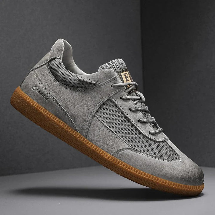 Herren-Casual-Sneaker aus Wildleder – atmungsaktive Mesh-Einsätze
