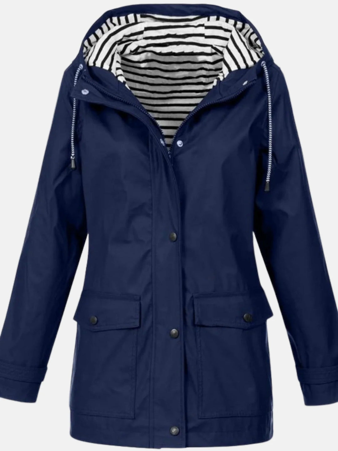 Damen Regenjacke mit Kapuze – Weite Leichte Passform | Wasserdichte Außenhülle