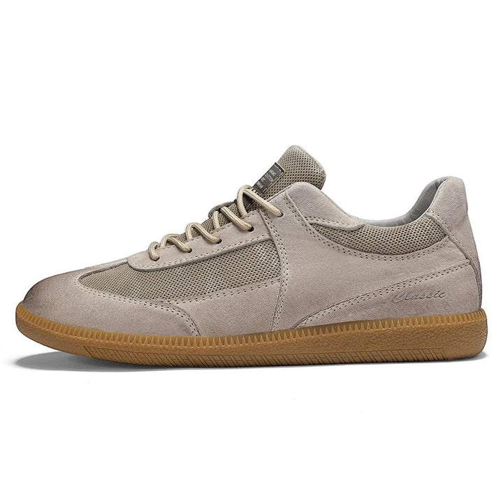 Herren-Casual-Sneaker aus Wildleder – atmungsaktive Mesh-Einsätze