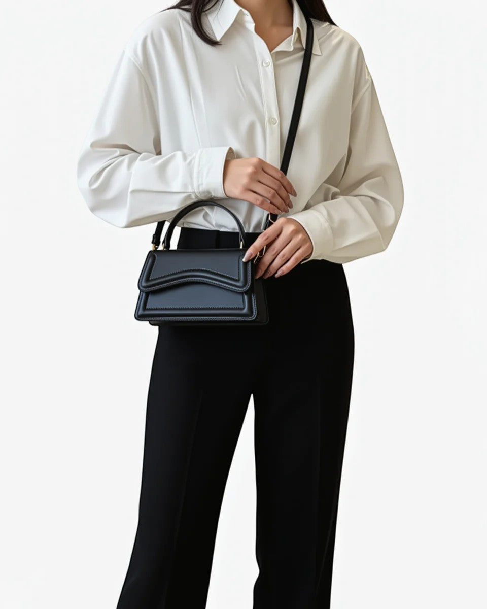 Borsa a tracolla mini in pelle per donna – Formato compatto