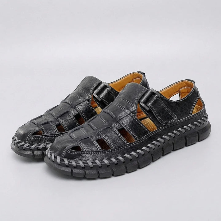 Herren Sandalen aus Rindsleder – Eng anliegende geschlossene Passform