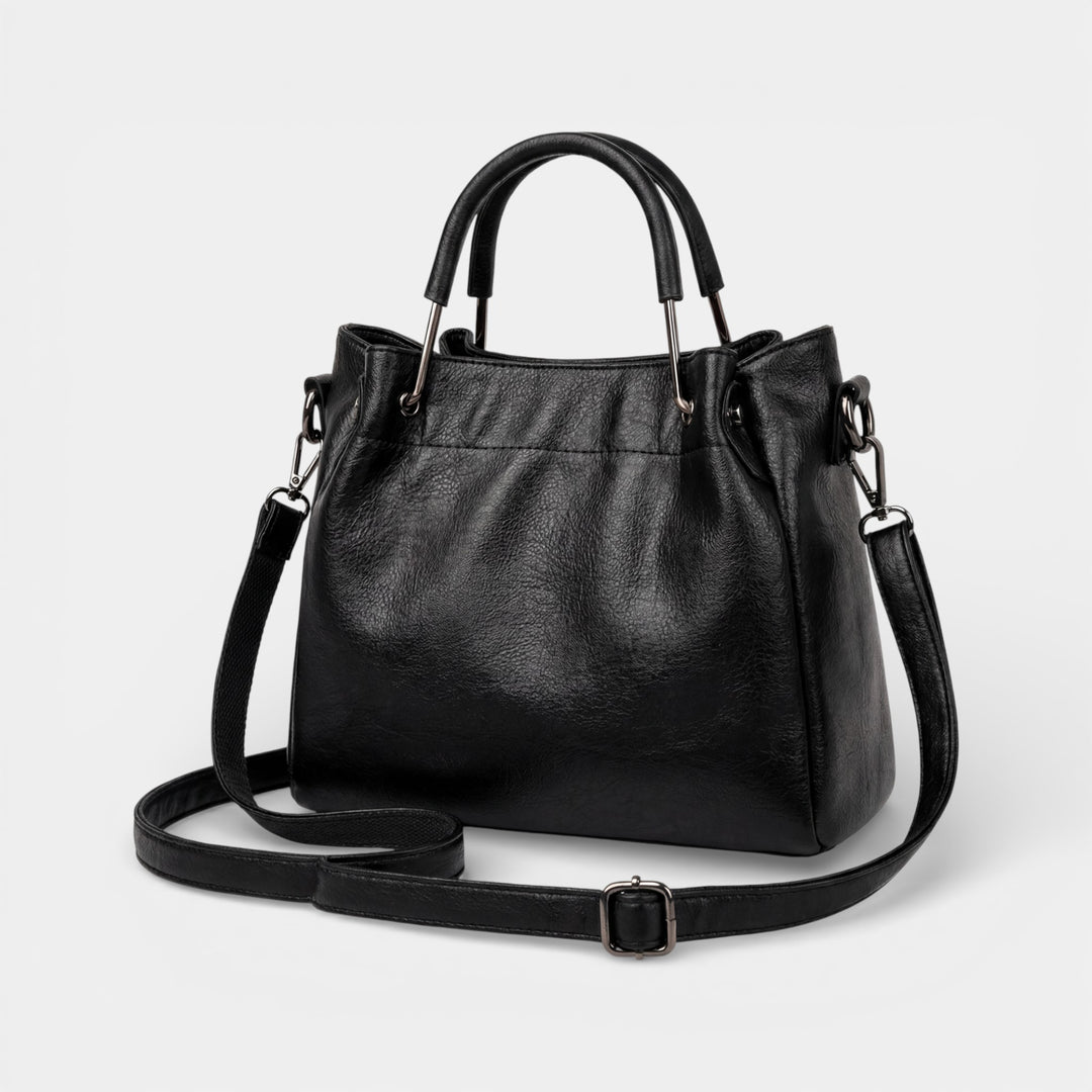 Borsa secchiello in pelle morbida per donna – Tracolla a tracolla