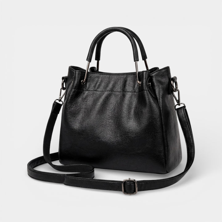 Borsa secchiello in pelle morbida per donna – Tracolla a tracolla