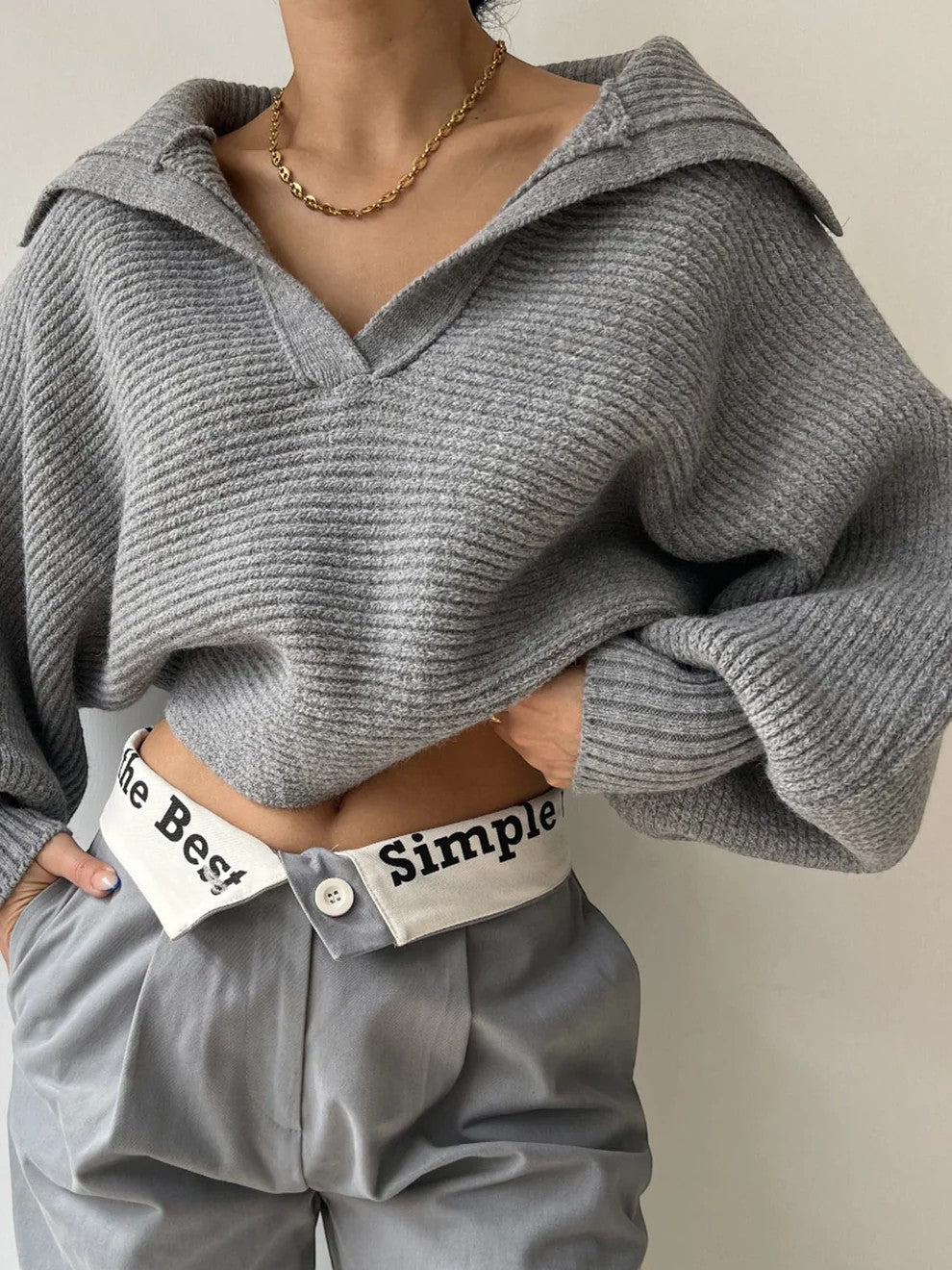 Claire Mode | Weicher Strickpullover für Damen