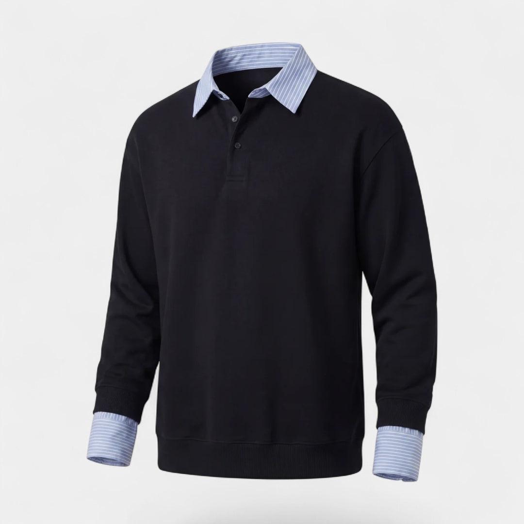 Herren-Sweatshirt mit Fleece-Futter – lässiger Schnitt