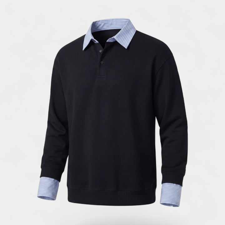 Herren-Sweatshirt mit Fleece-Futter – lässiger Schnitt