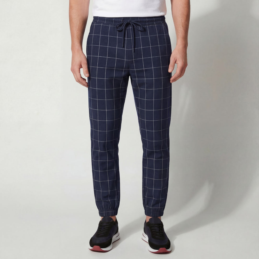 Claire Mode | Pantaloni uomo in cotone a quadri