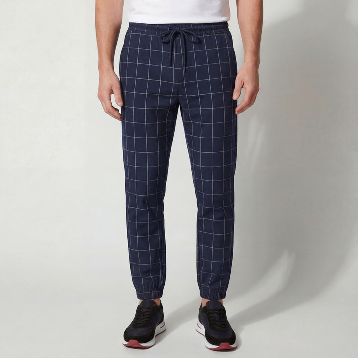 Claire Mode | Pantaloni uomo in cotone a quadri