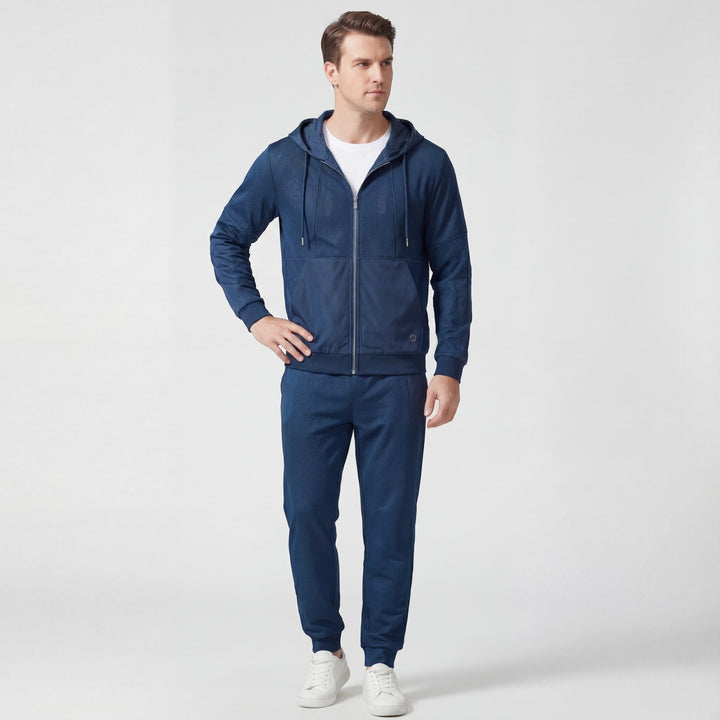 Mesh-Trainingsanzug für Herren – Slim Fit mit Kapuze