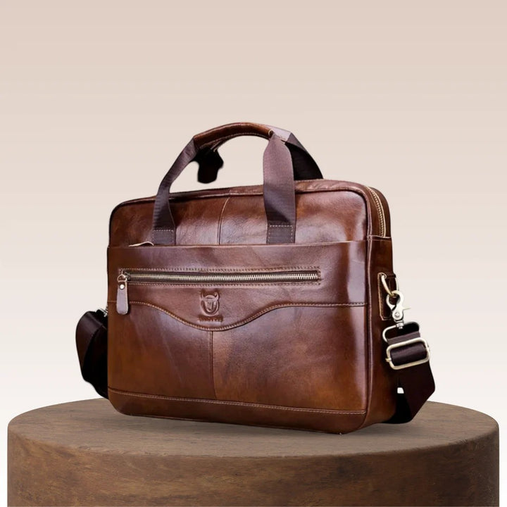 Claire Mode | Borsa Porta Documenti Messenger in Pelle di Vitello Uomo