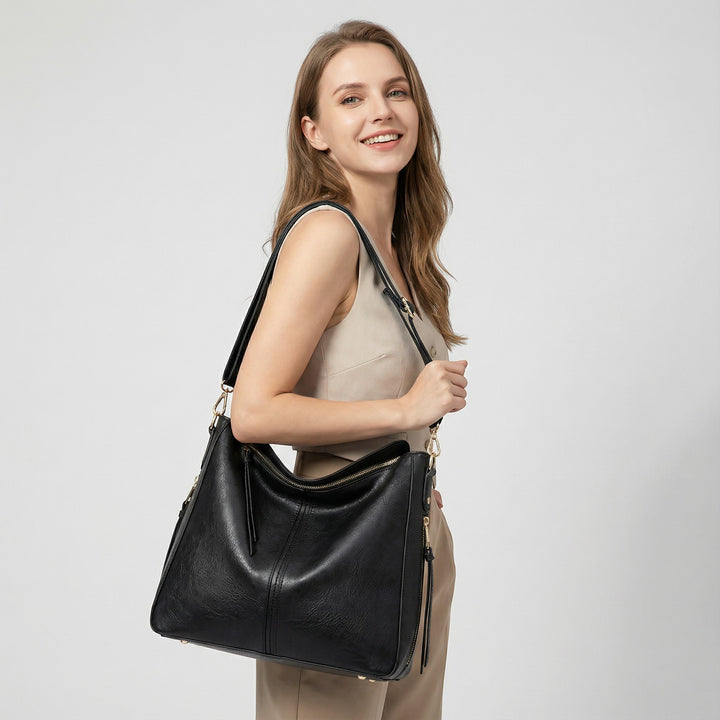 Claire Mode | Borsa hobo donna in pelle fine