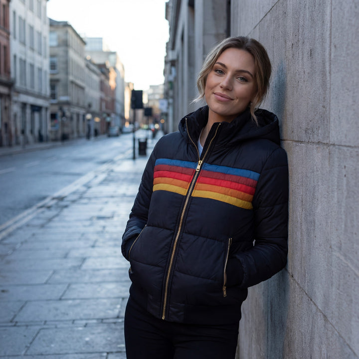 Claire Mode | Giacca con cappuccio in cotone raffinato per donna